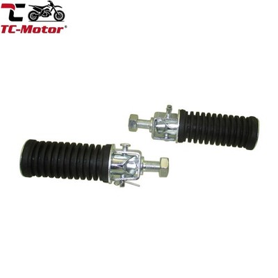 TC-Motor 10mm x 1.25 Folding Footpegs Rear Passenger Foot Rest Pegs For Z50 CL70
