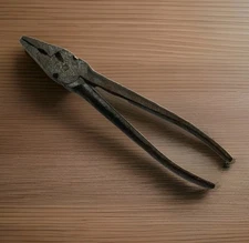 Lineman Pliers Side Cutting Gripping Flat Nose 8" Plier