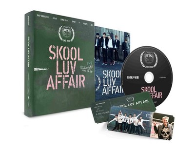 K-POP BTS 2nd Mini Album SKOOL LUV AFFAIR CD + 115p P.Book + Photocard +...