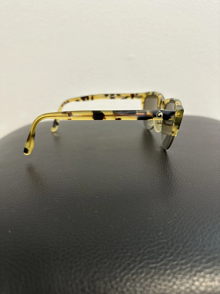 Óculos de sol feminino vintage gárgulas concha de tartaruga - Imagem 3 de 4