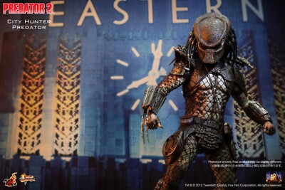 Movie Masterpiece Predator 2 City Hunter Predator Figure 1/6