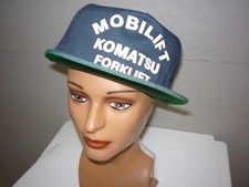 Vintage Komatsu Forklift mobilift  Snapback  Hat -  Made in USA  Cap NOS