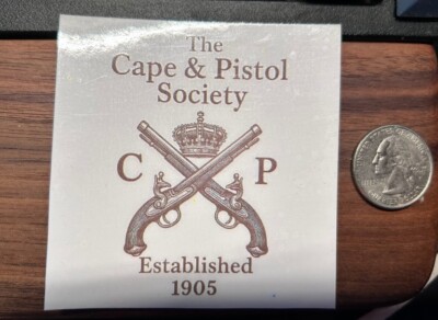 Cape and Pistol Society - Glossy Vinyl Sticker (Gemstones) | eBay