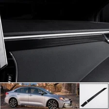 For Toyota Corolla 2020-2023 Black Titanium Center Console Dashboard Strip Trim