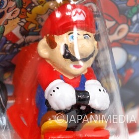 Retro RARE!! Super Mario Kart Figure Keychain SNES FAMICOM ESTONA NINTNEDO
