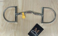 Myler Level 2 Dee Low Port Comfort Mouth Dee D-Ring BIT no Hooks 5 1/2" MB04