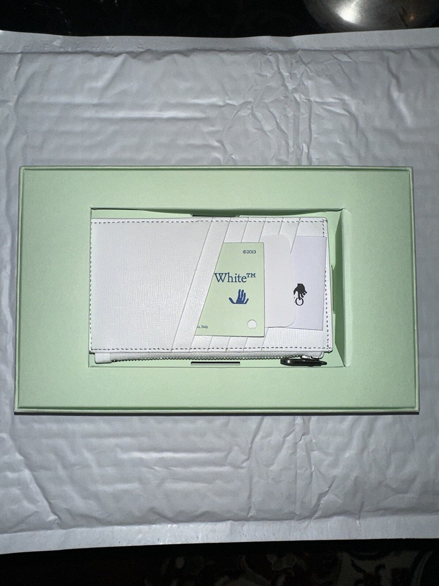 Off-White Binder Compact Clip Card Wallet | eBay