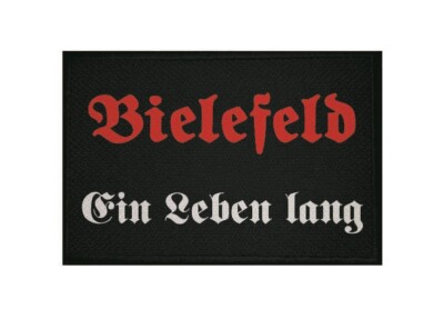 Bielefeld A Lifetime Flag Patch Iron On Patch 9x6cm