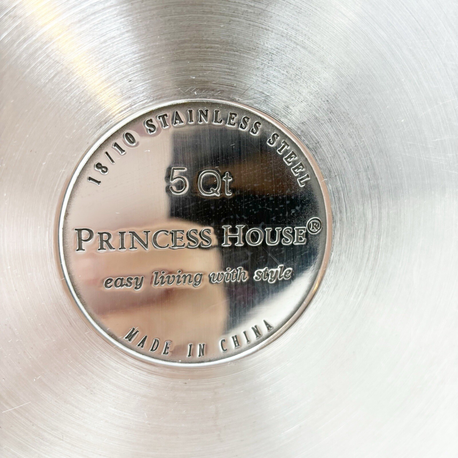 PRINCESS HOUSE 18/10 Stainless Steel Classic 12" Sauté Pan With Cut