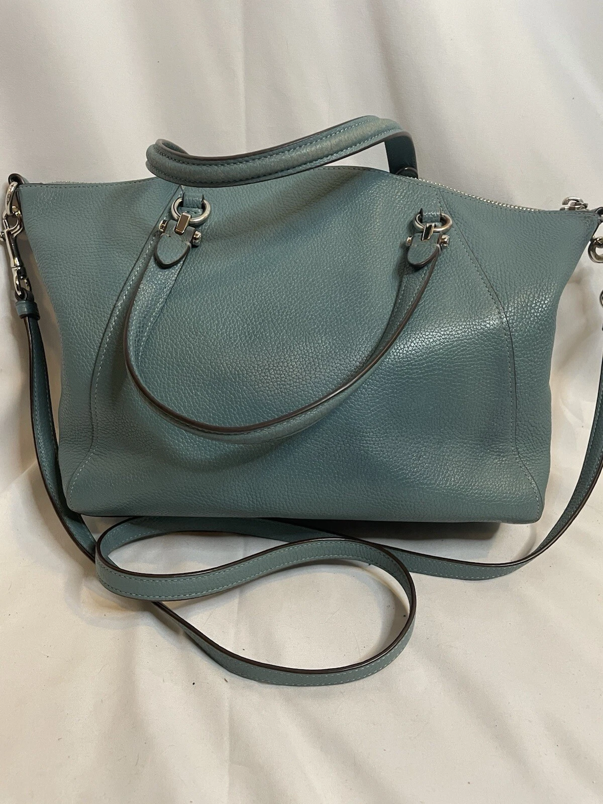 BORSA A TRACOLLA COACH PRAIRIE BORSA IN PELLE DI CIOTTOLI 58874 BORSA A MANO BORSA NUVOLA