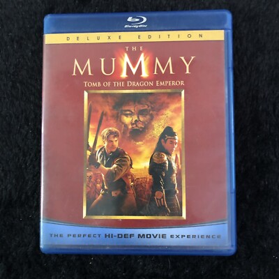 The Mummy: Tomb of the Dragon Emperor (Blu-ray, 2008, Deluxe Edition) Pre-owned