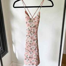SHOW ME YOUR MUMU Women's Sleeveless Victoria Daisy Duke Floral Mini Dress sz S