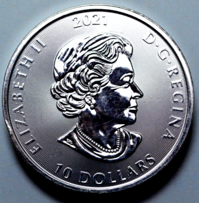 2021 $10 CANADA 2 OZ .9999 SILVER CANADIAN WEREWOLF COIN