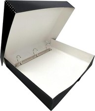 Lineco LIN-733-BB3D Archival Oversized 3-Ring Album Box with Clamshell Style