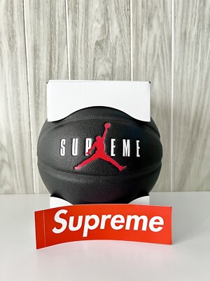 Supreme Jordan Black Basketball 2024 Red With Sticker | eBay