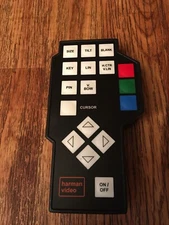 Harman Video Remote Control Sold As Is Untested