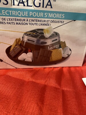 Nostalgia Indoor Electric Stainless Steel S'mores Maker NSM201BR Nostalgia