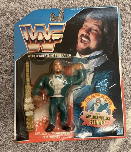 WWF HASBRO MILLION DOLLAR MAN TED DIBIASE S2 MOC M...