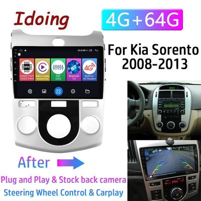 Car Android Gps Navigation Wifi 9'' For Kia Sorento 2008-2013 Radio Carpaly