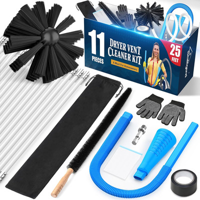 Dryer Vent Cleaner Kit Omnidirectional Dryer Cleaning Kit Includes Dryer Vent Br