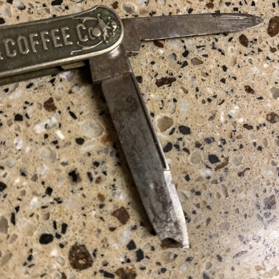 Vintage C.F. BLANKE TEA & COFFEE CO St Louis MO Stanhope Viewer Pocket Knife-EUC - Image 4 of 4