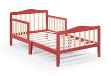 High Quality Twain Toddler Bed Coral/Natural