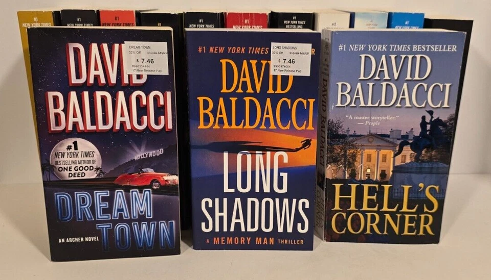 Lot of 14 David Baldacci Thriller Mass Market Paperback Books MIX - Image 2 of 4