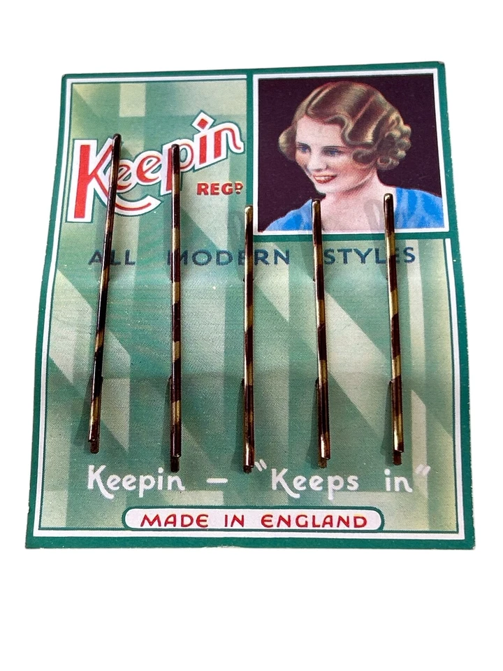 1920's - 1950's Vintage New Old Stock Hair Grips Bobby Pins - Image 2 of 4