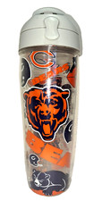 Tervis 24 oz. NFL Chicago Bears Orange Navy Tumbler with Flip Top Lid Football