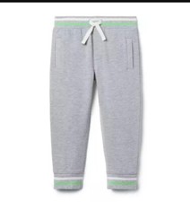Janie and Jack The Stripe Pique Jogger 18-24M Gray