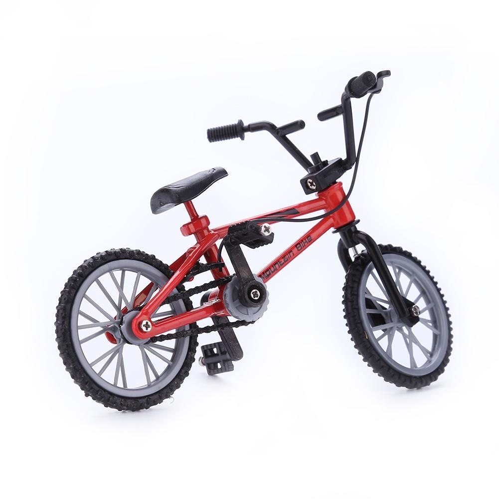 Mini Finger Mountain Bikes Diecast Alloy Stents Finger Bicycle Model