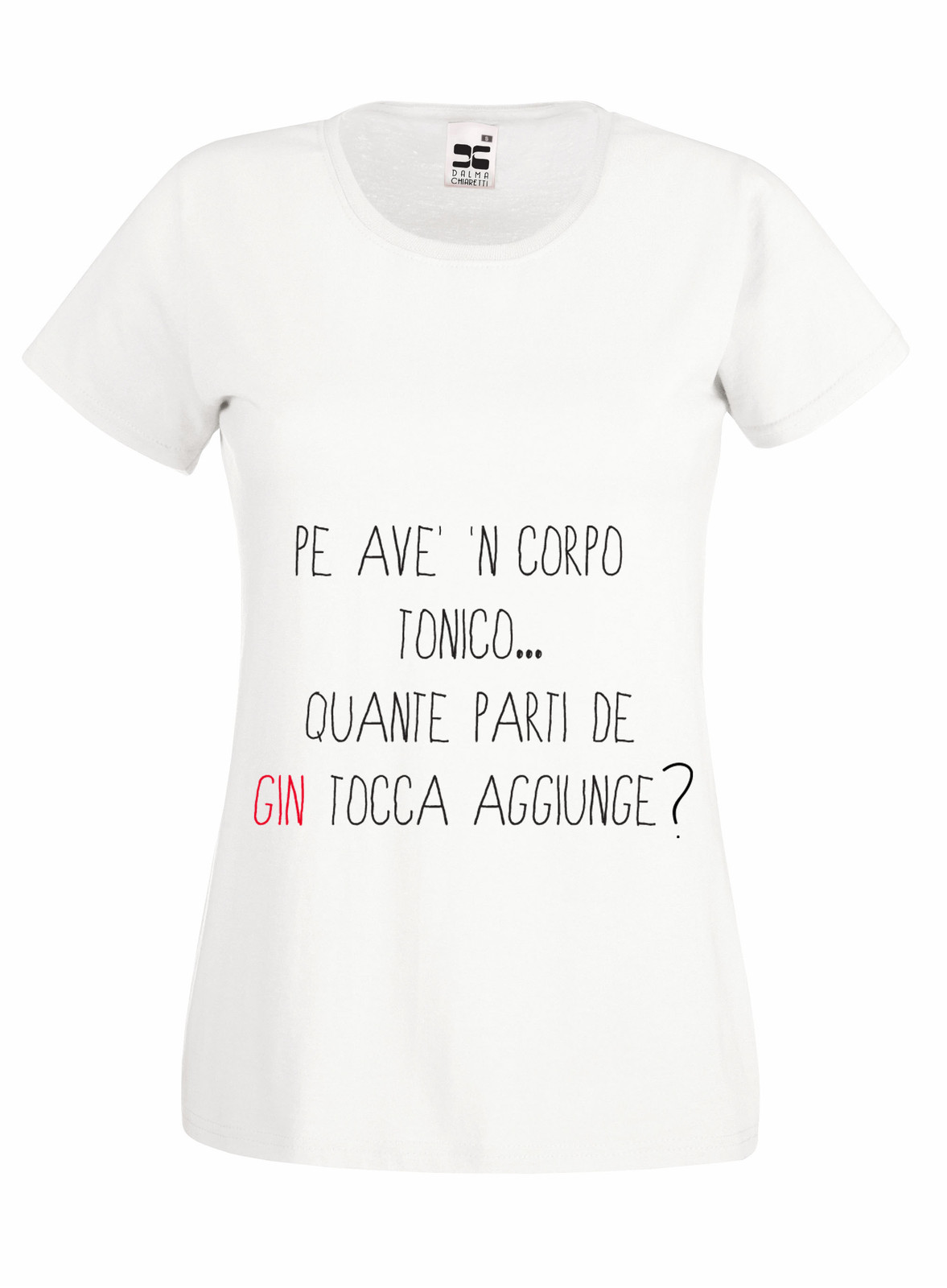 How many parts gin t-shirt women cotton 100%