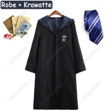 Harry Potter. Kostüm Robe Mantel Umhang Krawatte Gryffindor Slytherin Ravenclaw.