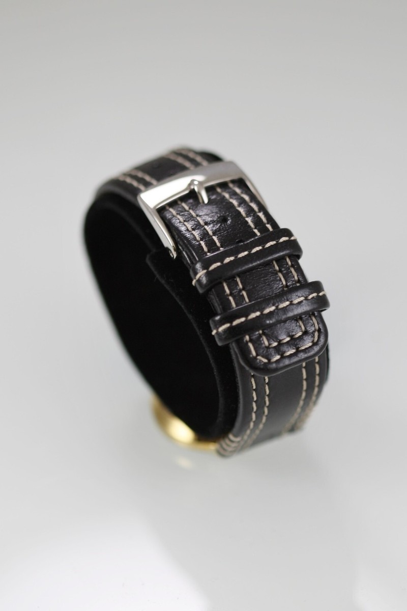 Skagen Denmark Gold Case Silver Dial Black Leather Strap Watch Skagen Watch - black - Zalando main image 4