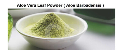 Aloe Vera Leaf Powder Aloe Barbadensis Plant Natural Powder 100gm (3.5 OZ)`