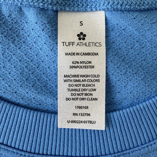 BRAND NEW - Tuff Athletics - Size S - Womens Crew Neck Moisture Wick Stretch Top - Picture 5 of 5
