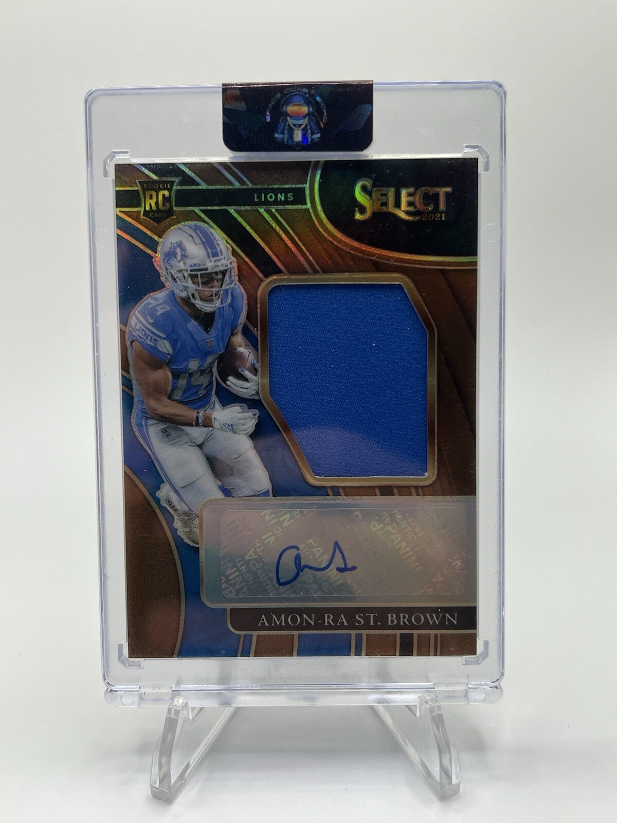 2021 Select Bronze RPA Patch Amon-Ra St Brown Auto RC /49 Lions