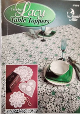 Crochet Lacy Table Toppers Crochet 6 Patterns Book Annie's Attic A77