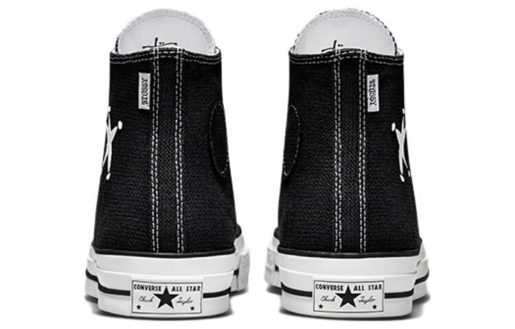 靴 Converse Stussy x CT70 Hi 'Black' Size 8 - Converse Stussy x Chuck 70 High Black for sale