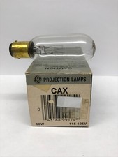 GE Projector Lamp CAX 115-125V 50 Watts Bulb