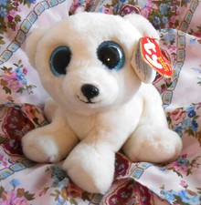TY BEANIE BABIES PLUSH BABY POLAR BEAR "ARI" ORIGINAL TAGS-A1