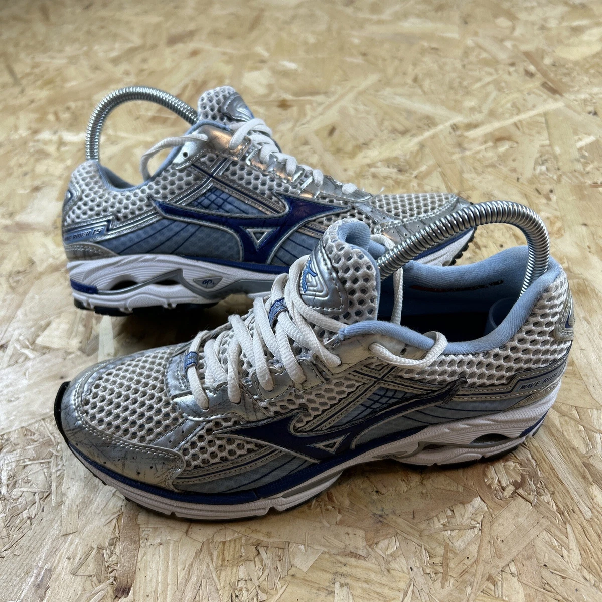 Mizuno Wave Rider 15 Womens Running Shoes Grey Size UK 5.5