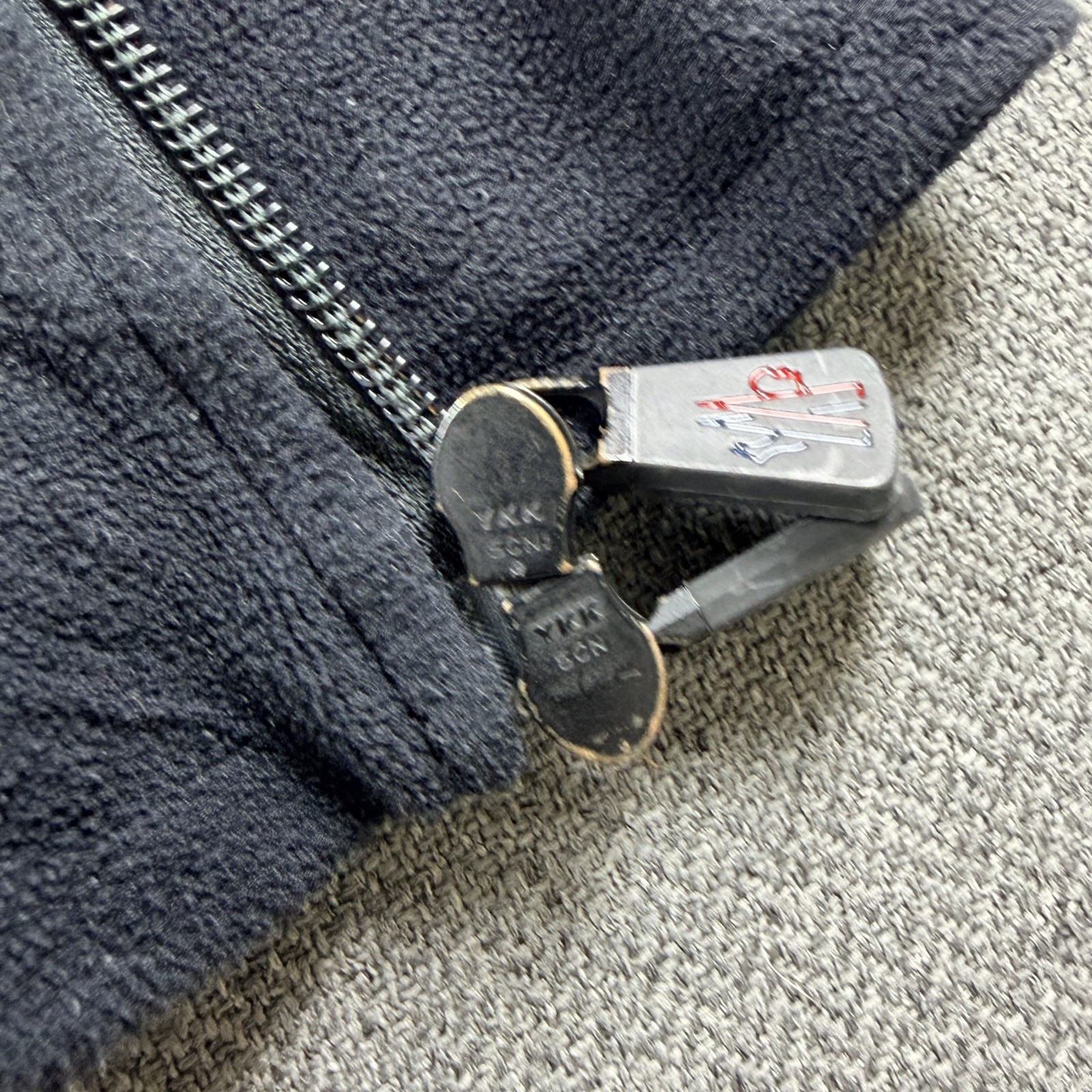 Moncler Grenoble Fleece Jacket Black XL Quilted Nylon Collar & Shoulders, thumbnail 16