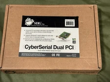 SIIG Cyber Serial Dual PCI Dual 16550 RS232 Serial I/O  Dual Display Video Card