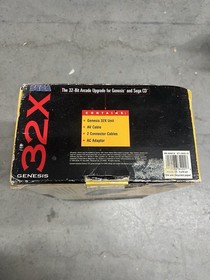 Sega 32X Console Original Empty BOX and Cardboard PACKAGING INSERT ONLY