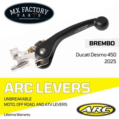 ARC Kupplungshebel Memlon Composite Flex klappbar Ducati Desmo 450 2025 Brembo 25