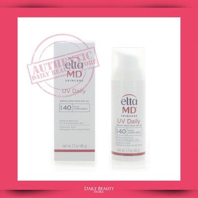 Elta MD UV Daily Broad Spectrum SPF 40 Facial Sunscreen 48g 1.7oz EXP 06/2027 NE