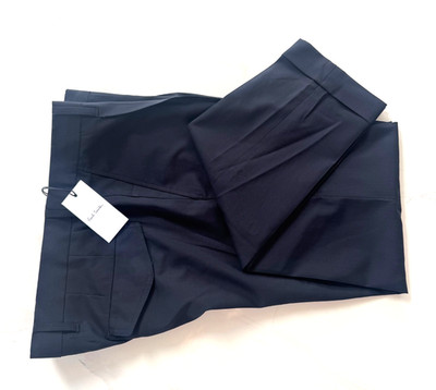 Paul Smith Trousers Navy Mens Medium W32 L29  100% Wool RRP £200 BNWT