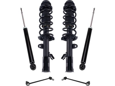 Front and Rear Shock Strut Coil Spring Sway Bar Link Kit For Versa RF847GG