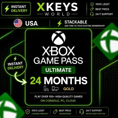 Microsoft Xbox Game Pass Ultimate 24 Month Membership